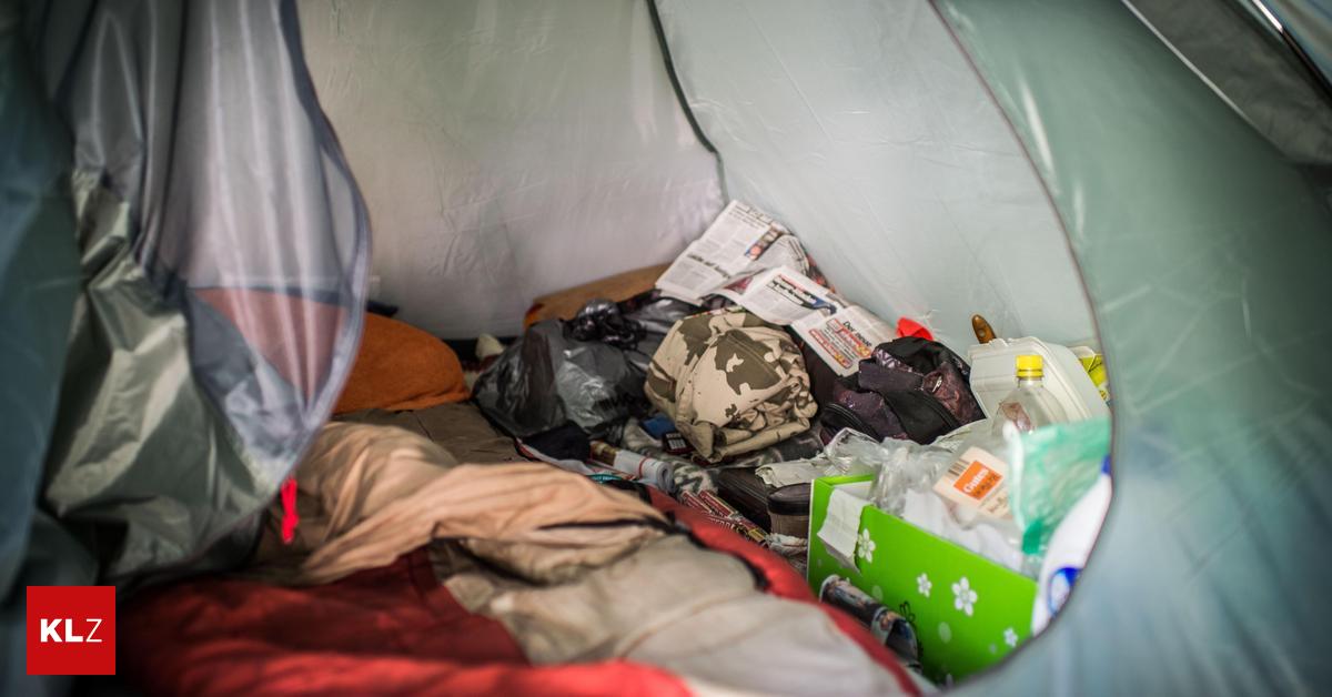 POLIZEI TICKER ZELT VON OBDACHLOSEN ANGEZ NDET visual data 2